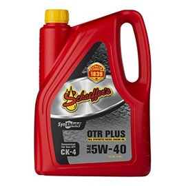 Schaeffer Manufacturing Co. 9000CK4-006S SynShield OTR Plus Full Synthetic Diesel Engine Oil 5W-40, 1-Gallon Bottle