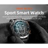 Black Outdoor Smartwatch with Speaker Waterproof Dustproof LCD Bluetooth Intelligent