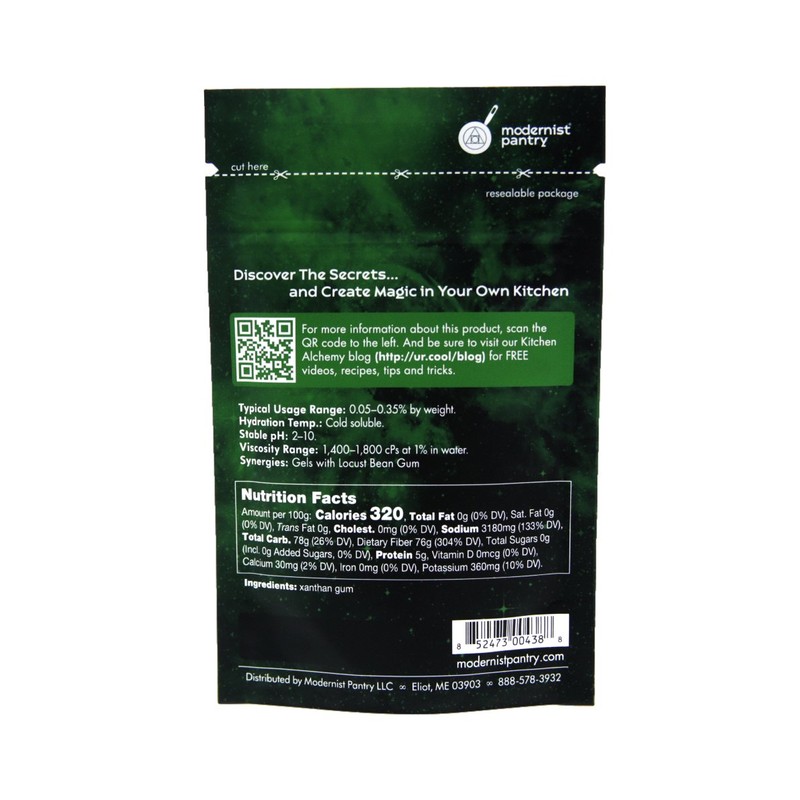 Perfected Xanthan Gum Gluten-Free Vegan OU Kosher Certified - 50g/2oz