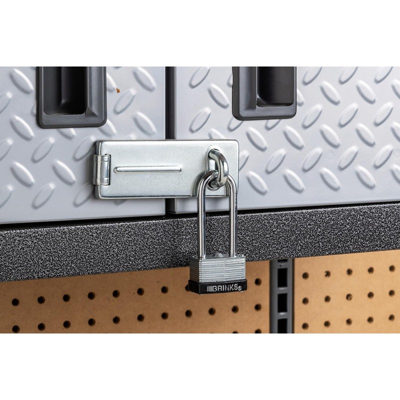 BRINKS 172-42011 Laminated Steel Padlock with 2-1/4" Shackle, 40mm