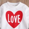 Valentines Day Sweatshirt Toddler Baby Girl Valentines Day Outfit Heart