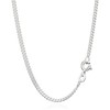NKlaus Set of 2 925 Sterling Silver Curb Chain 45