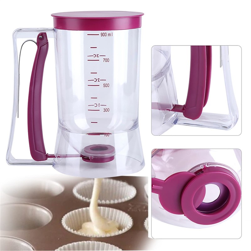 Pancake Batter Dispenser, 900ml Pancake Maker Pancake Dispenser Bakeware Maker
