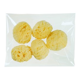 Re:luxⓇ ウール 海綿 業務用 天然 スポンジ 2.0-2.4インチ 5~6cm 5個 ドラッグストア パフ メイクアップ 化粧落とし 汚れ取り サニタリー