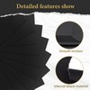 RYKOMO 40 Sheets Black Cardstock Paper 8.5 x 11 Inch