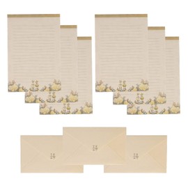 Stationery Paper Envelopes Set Lined 60 Letter Writing Papers and 30 Envelopes Set Flower Printed Letter Writing Paper Stationary A5 for Christmas New Year Birthday Wedding Invitation Gifts Card