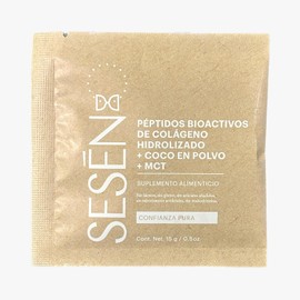 SESĒN Colágeno Cream Grass Fed | Sachets 30 piezas | Colágeno + Coco en Polvo + MCT + Vitamina C | Sin Gluten Sin Azúcar Sin Lácteos