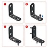 Stainless Steel 90 Degree Right Angle L-Shape Hardware 10 Pcs