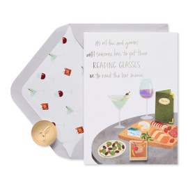 Papyrus Funny Birthday Card (Reading Glasses)