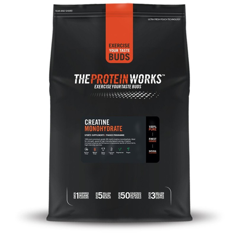 Protein Works Creatine Monohydrate / GESCHMACKSNEUTRAL / 1kg / Besteht