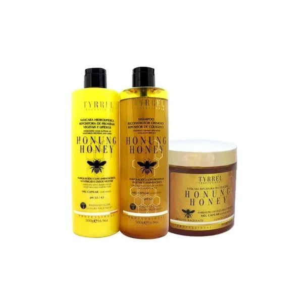 Tyrrel Kit Trio Honung Honey Hair Honey Treatment - 3x500g