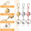 3 Pcs Metal Retractable Badge Holders ID Retractable Badge with