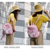 ZZPLN Cute Fox Backpack Mini PU Leather Bag Small Daypacks
