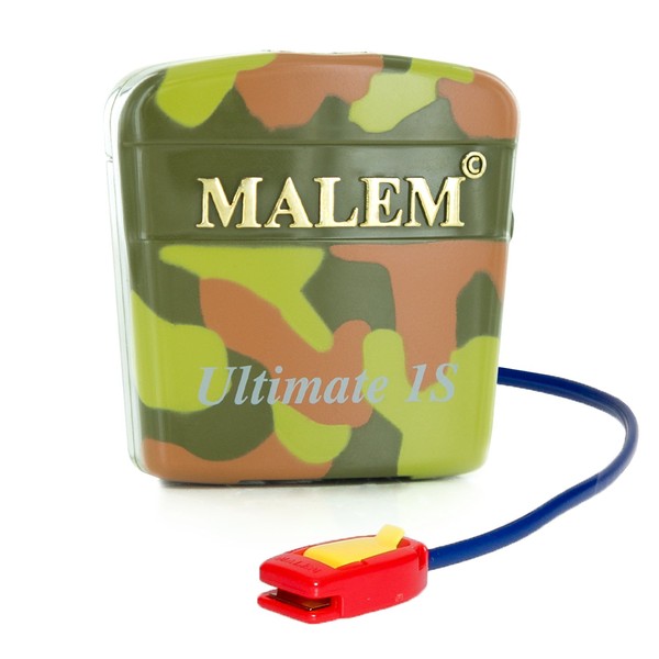 Malem Ultimate Selectable Bedwetting Enuresis Alarm with Vibration & 8 Alarm Tones for Boys & Girls - Camouflage