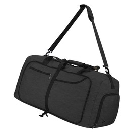 Newhey Travel Bag Large 40L 65L 80L 100L Foldable Travel Bags Lightweight Sports Bag for Men with Shoe Compartment for Weekender Men Women Duffel Bags., black, l