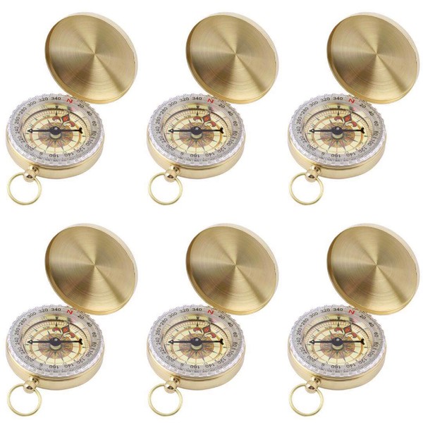 Fangstar Camping Survival Compass Metal Pocket Compass Kids Compass for