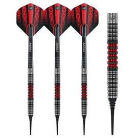 WINMAU Joe Cullen 18 g Tungsten Softip Darts Set with Prism Flights and Shafts (Stems)