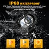 Auxbeam 4 Inch LED Square Pod Light, 60W White Spot
