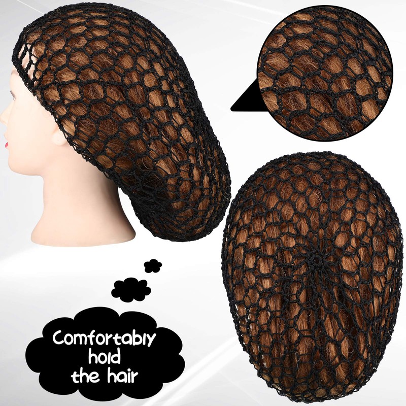 Geyoga 6 piezas de red de pelo para mujer, malla