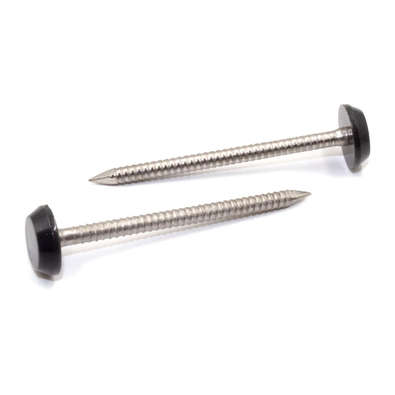 4.8mm Rapierstar StarNail Polymer Headed Nails - 50mm, Anthracite Grey