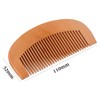 High Quality Wooden Comb, Natural Peach Wood Comb, Scalp Massage,