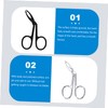 TOVINANNA 6pcs Eyebrow Clamp Tool Stainless Steel Tweezers Tools for
