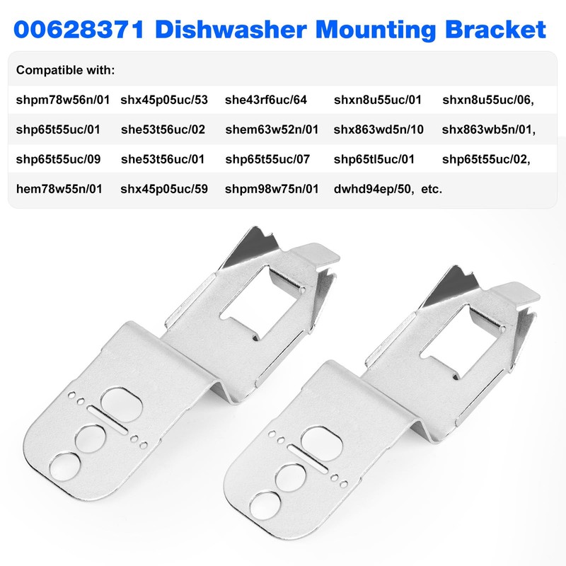 Dishwasher Mounting Bracket 00628371 for Kenmore Dishwasher Side Mount Bracket