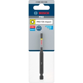 Bosch 1 x PRO Torx Impact Bit (160 x 50 mm, Professional Accessories Screwdriver, Drill/Screwdriver)