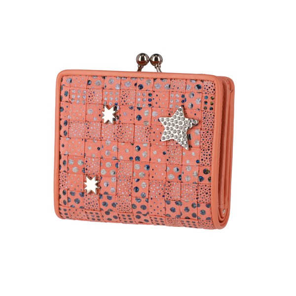 Tsumori Chisato Mini Wallet, Bifold Wallet, Kira Mesh, Pink, One