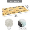 Bathroom Rug Construction Trucks Bath Mat 39x20in Soft Absorbent Plush