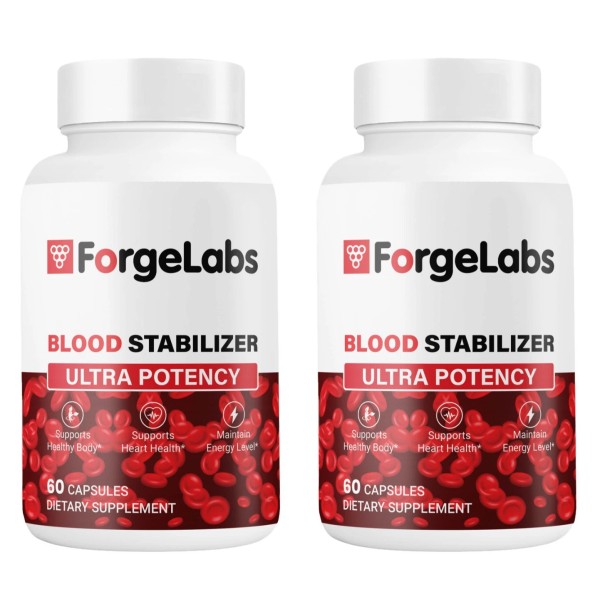 Unbranded (2 Pack) ForgeLabs Blood Stabilizer, Forge Labs Advanced Blood