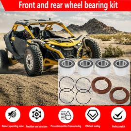 BIGLKNM Front & Rear Wheel Bearing Seal Kit for Can-Am Outlander Renegade Commander 330 400 500 650 800 1000 Defender HD10 HD8 OEM# 293350040 293350118