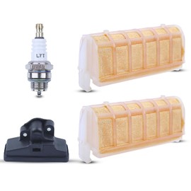 Atunee 2PCS MS250 Air Filter for Stihl 021 023 025 MS210 MS230 MS250 MS250C MS210C MS230C MS 250 230 210 Chainsaw with Fuel Filter Spark Plug Replace 1123 120 1613 1123 120 1612