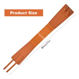 Wisebom Women's Elastic Corset Belt Wide, Vintage Belt Wide Leather Waist Belt Waist Belt Wide Corset Decoration for Dresses Coat Shirt, brown