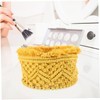 CAXUSD Nordic Style Cotton Rope Basket Versatile Storage for Cosmetics