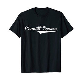KENNETT SQUARE Baseball Vintage Retro Font T-Shirt