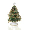 LONGSHENG - SINCE 2001 - Green Hand Painted Enameled Christmas