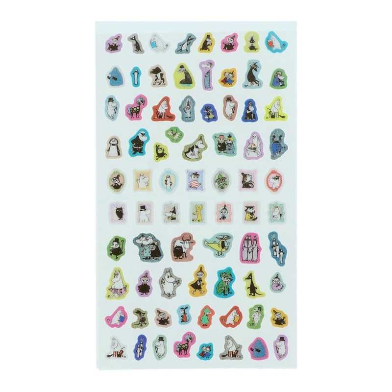 Sun-Star Stationery S8818304 Moomin Goods, Stickers, Mini Size, Decorations, Moomin