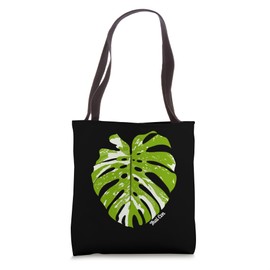 Monstera Deliciosa Thai Constellation Houseplant Plant Lover Tote Bag