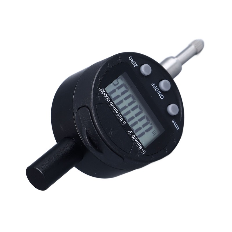 Dial Indicator Digital Display 0.00005in/0.001mm Resolution 0 to 8mm Range
