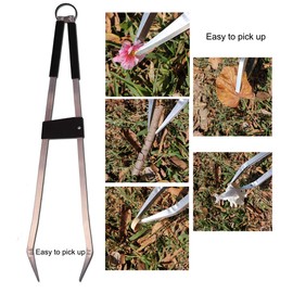 Egoola Long Trash & Garbage Picker Grabber Tool,Lightweight Aluminium & Rustproof,Litter Pick Up Stick,Trash Tong, Reaching Assist Tool, Garden Nabber Plogging