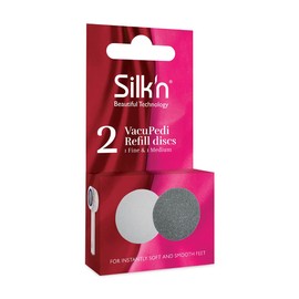 Silk'n VacuPedi Sanding Discs - Fine and Medium - Electric Device for Callus Removal - Refill Pack - Pack of 2