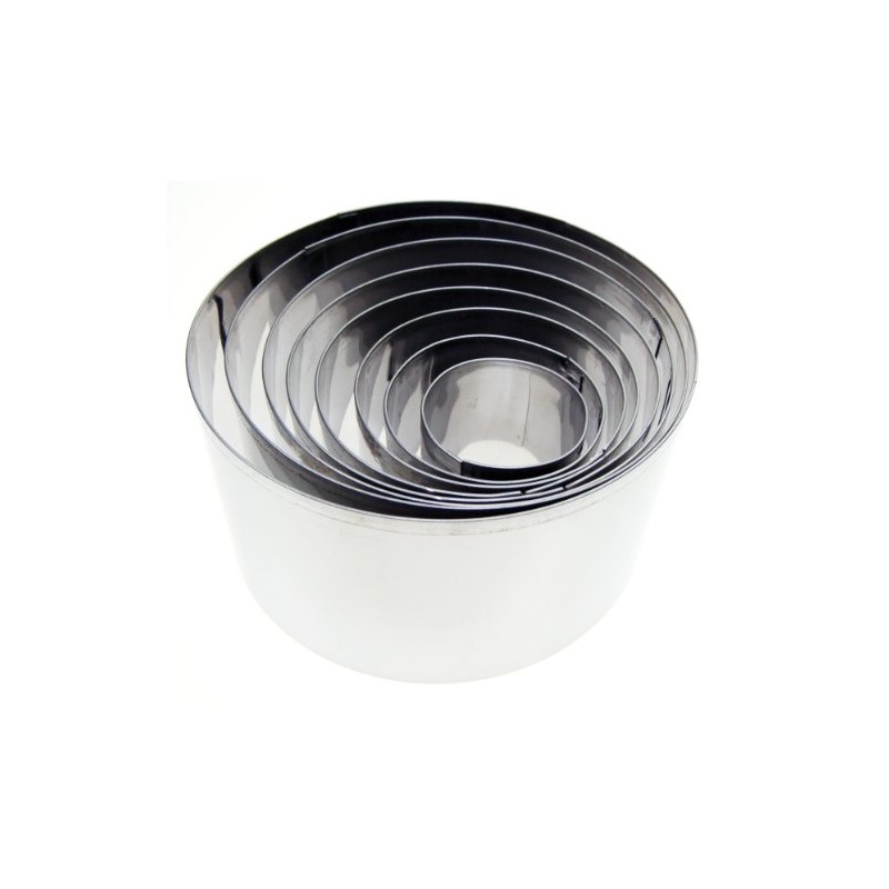 Eddingtons 8-Piece Round Cookie Cutter Set