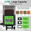 Lychee Automatic Fish Feeder - USB Rechargeable 320ML Large Capacity