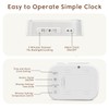 Geevon Alarm Clock for Bedroom, Small Digital Atomic Clock for