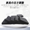 DELUXEFOX Rubber Plates, 4 Pieces, 2.0 inches (5 cm) Square,