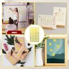Tehttz 1800Pcs Gold Star Stickers, 30 Sheets Tiny Holographic Foil