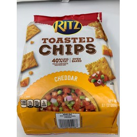 Ritz Toasted Chips, Cheddar 8.1 Ounce ( 2 PACK)