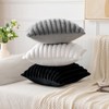 EMEMA Cushion Cover Plush Cushion Covers Velvet Faux Fur Soft
