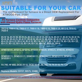 APSFY 31501 RV Hydro Flame Furnace DC Ignition Circuit Control Board Fit for Atwood Dometic 8525 8535 8531 8540 8935 8940 7912 7916 7920 AFMD AFSAD DFMD Series Furnace Replace 33488 33727 30575